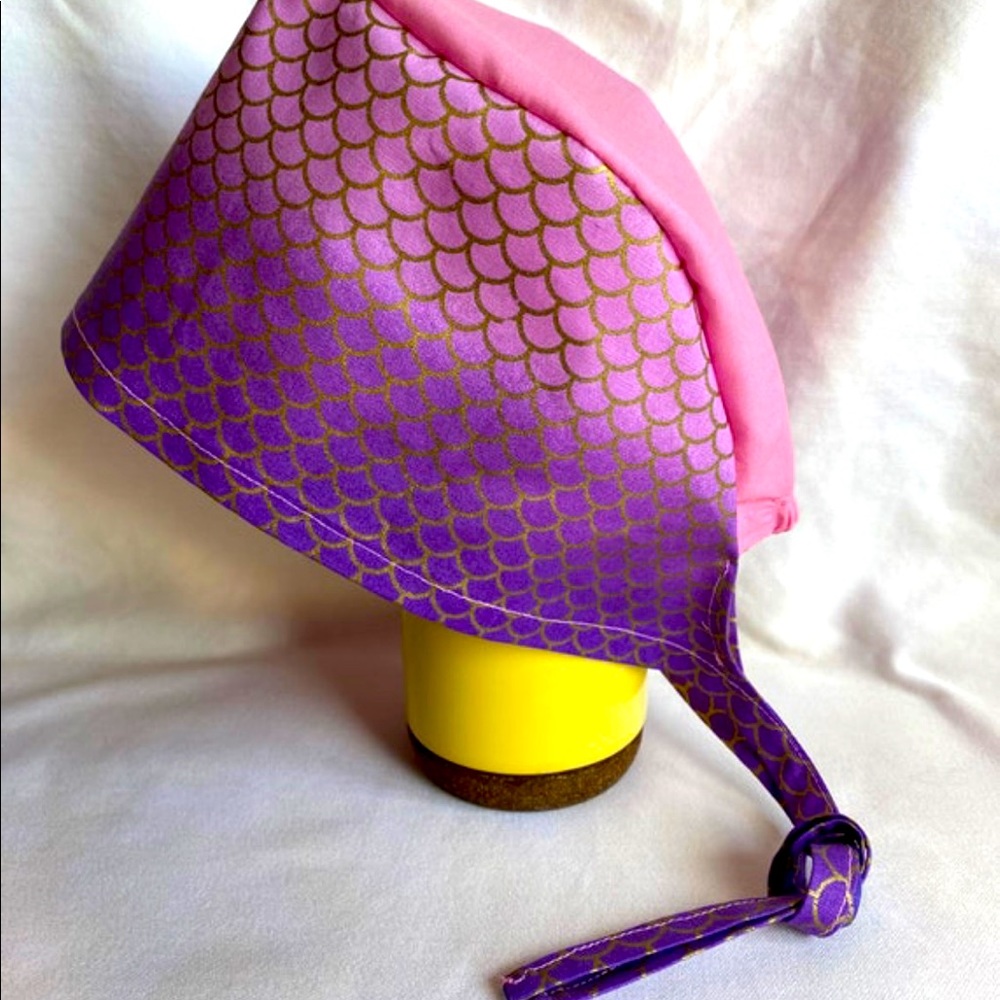 Surgical Scrub Cap Mermaid Scales